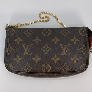 Preloved Louis Vuitton Mini Accessories Pochette Monogram Bag