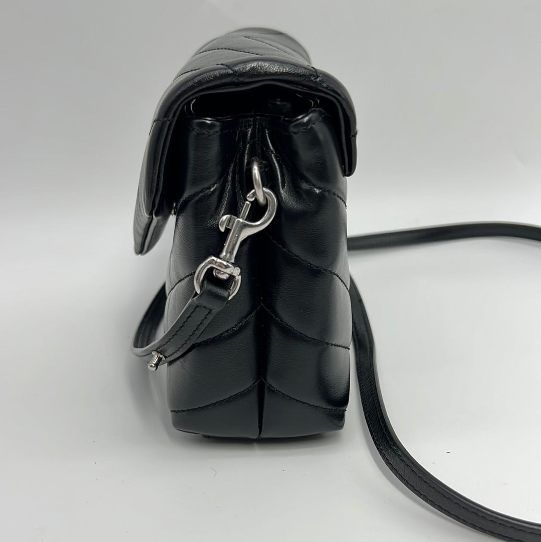 Preloved Saint Laurent LouLou Black Toy Bag BRS467072 0120 011123