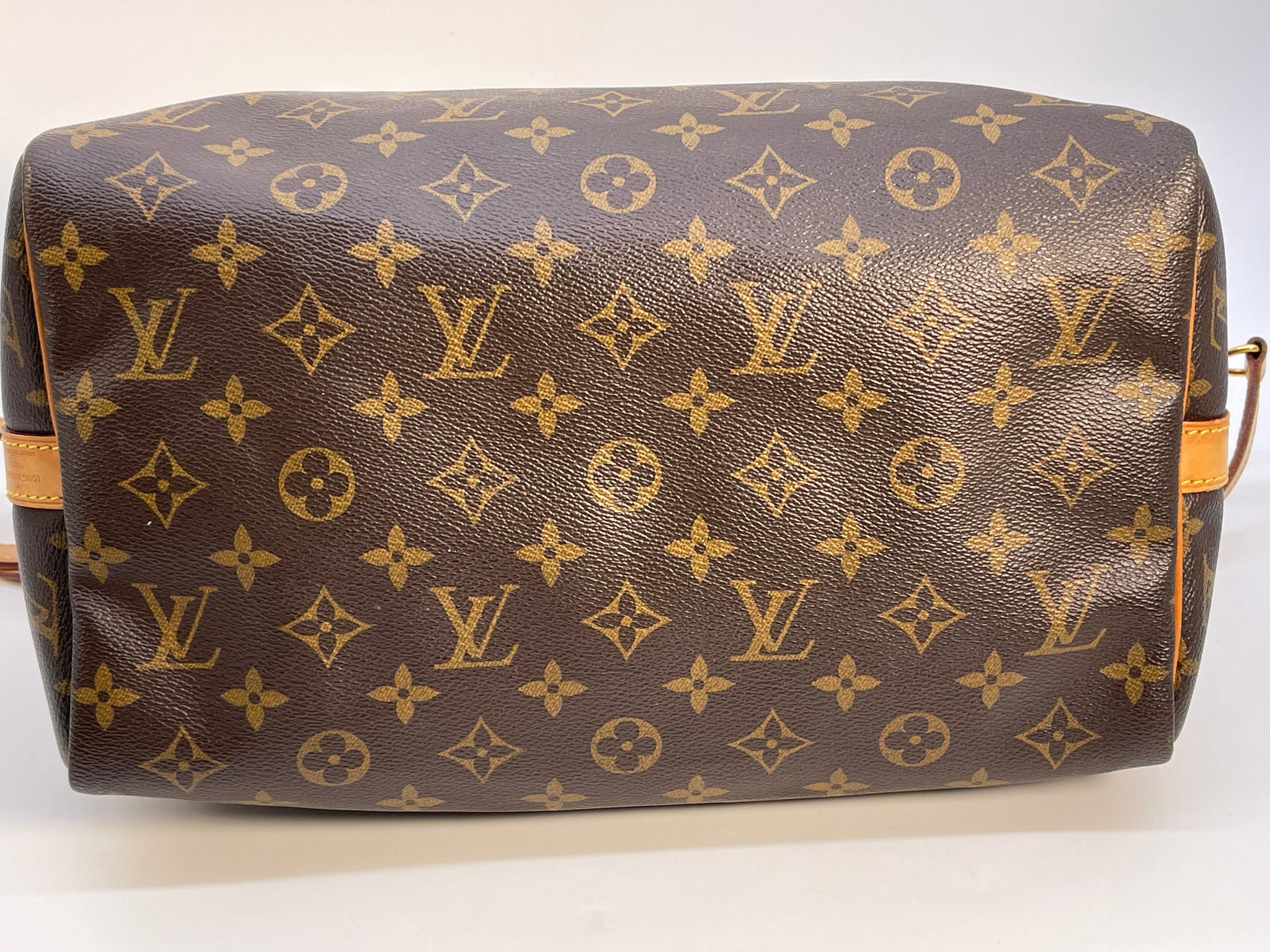 Louis Vuitton Speedy Bandouliere 30 Monogram Clochette Burberry Bow