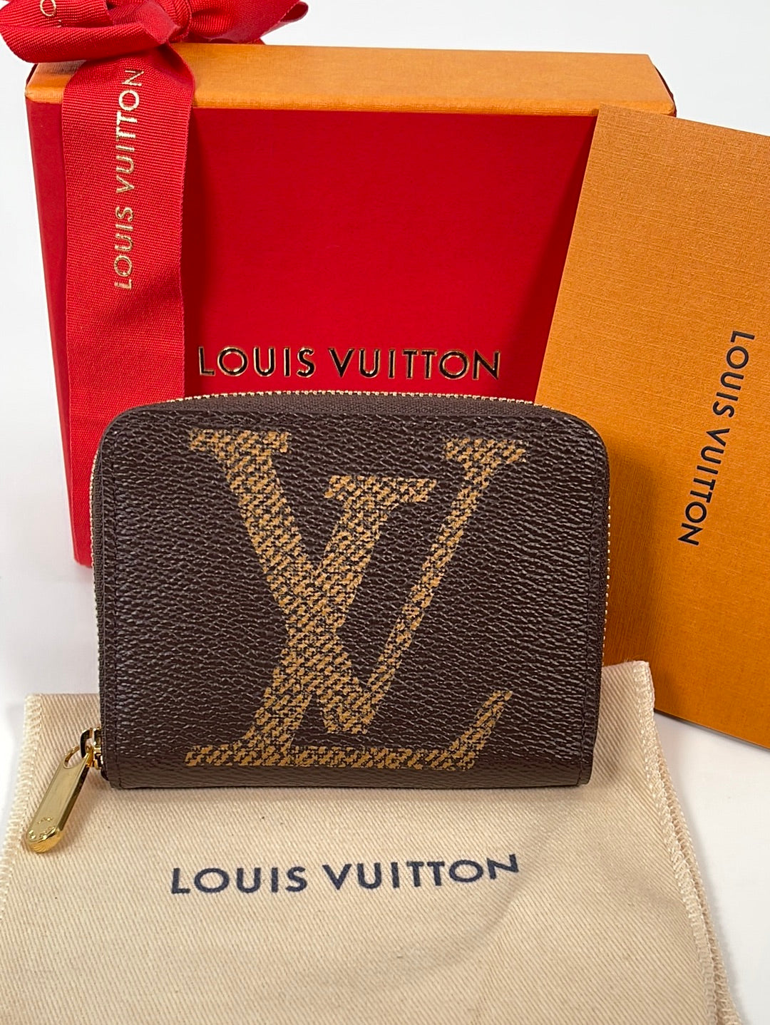 Zippy Coin Purse, Used & Preloved Louis Vuitton Coin purses, LXR USA, Brown
