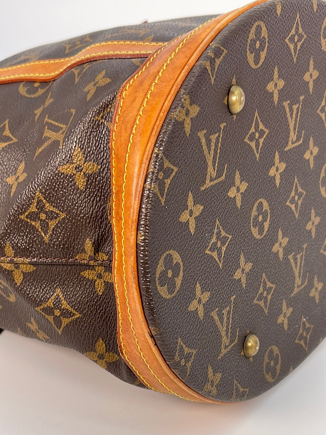Vintage Louis Vuitton GM Bucket Monogram Bag DK1127 032923