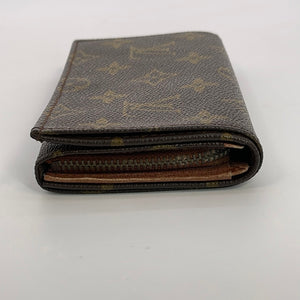 Preloved Louis Vuitton Monogram Porte Monnaie Billets Tresor Bifold Wallet MJHT9TB 121522
