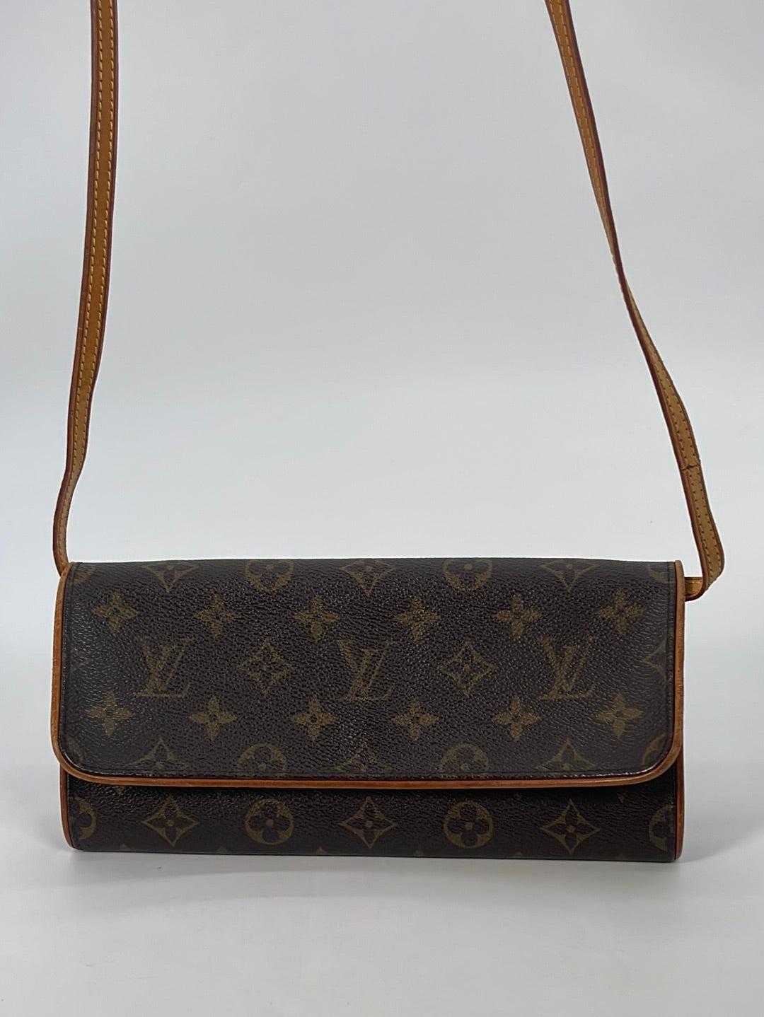 Louis Vuitton Pochette Twin GM Monogram Canvas Shoulder Bag at