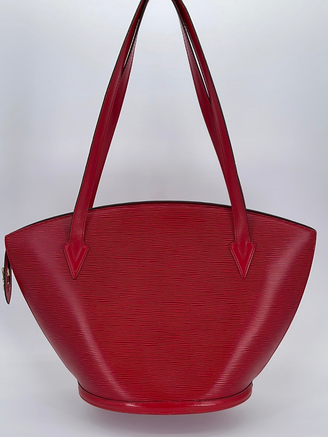 leather louis vuitton red bag