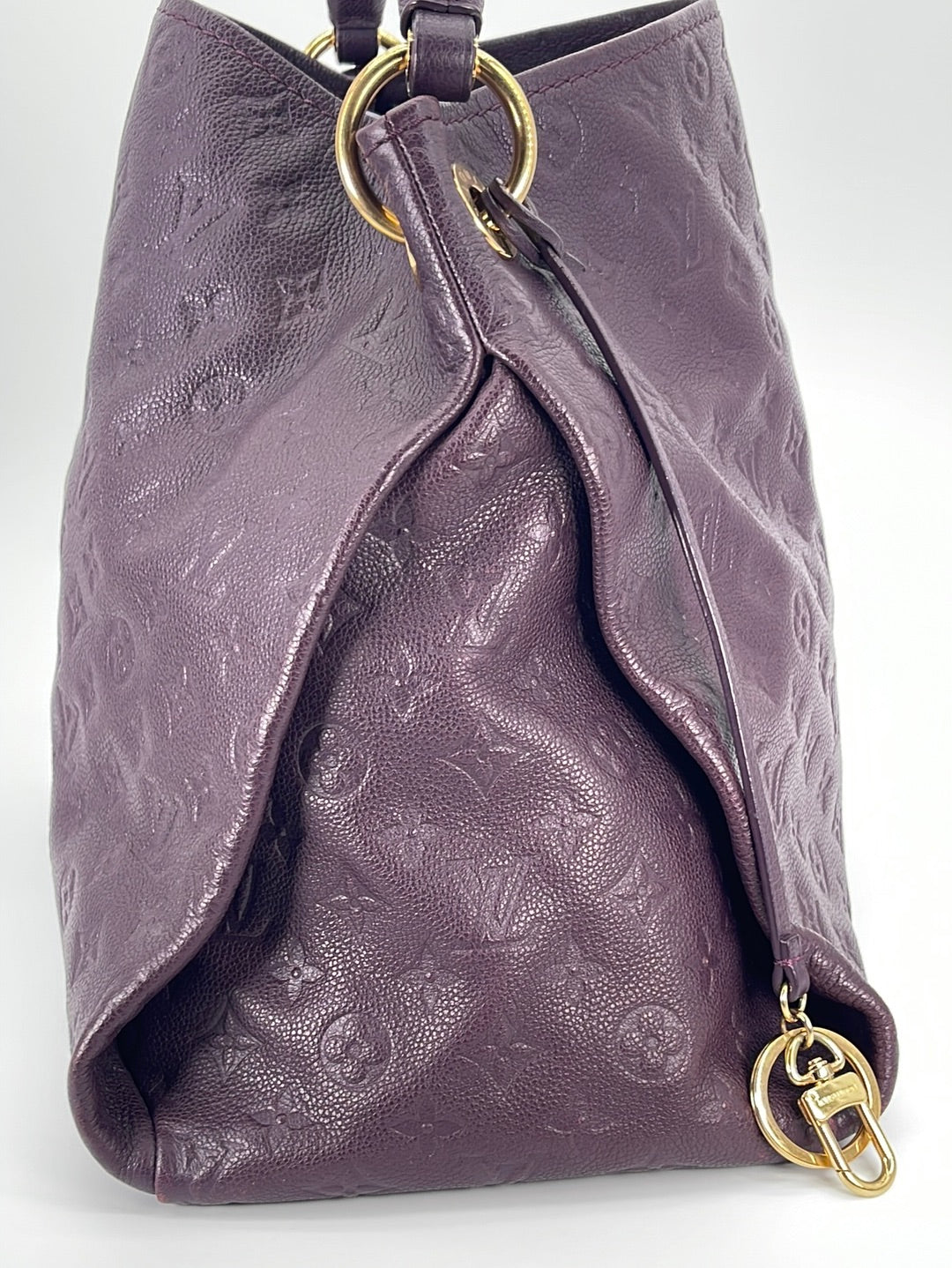 PRELOVED Louis Vuitton Artsy Purple Monogram Empreinte Leather MM Handbag CA1112 031523