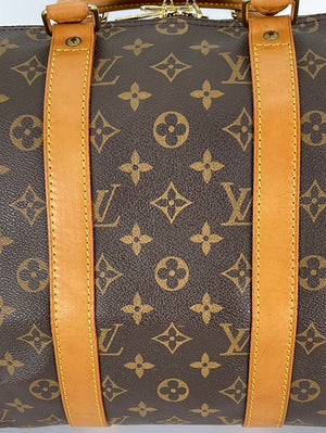 Louis Vuitton // Brown Monogram Keepall Bandoulière 45 Bag – VSP Consignment