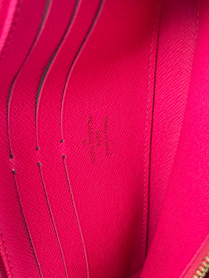 Pre-Loved Louis Vuitton Black Multicolor Sarah Noeud Bow Wallet TS1131 032923