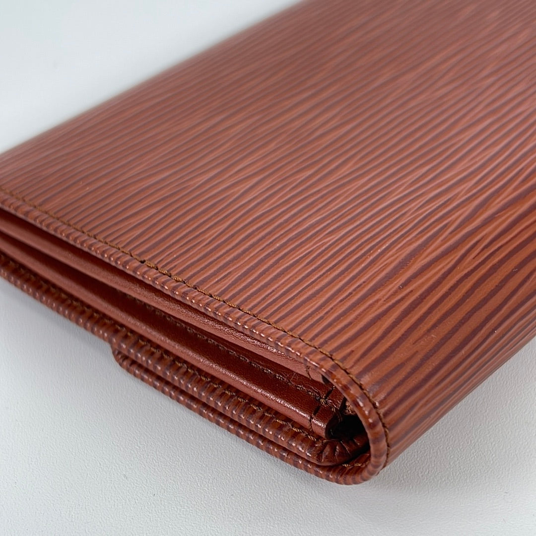 Sarah cloth wallet Louis Vuitton Brown in Cloth - 32192057