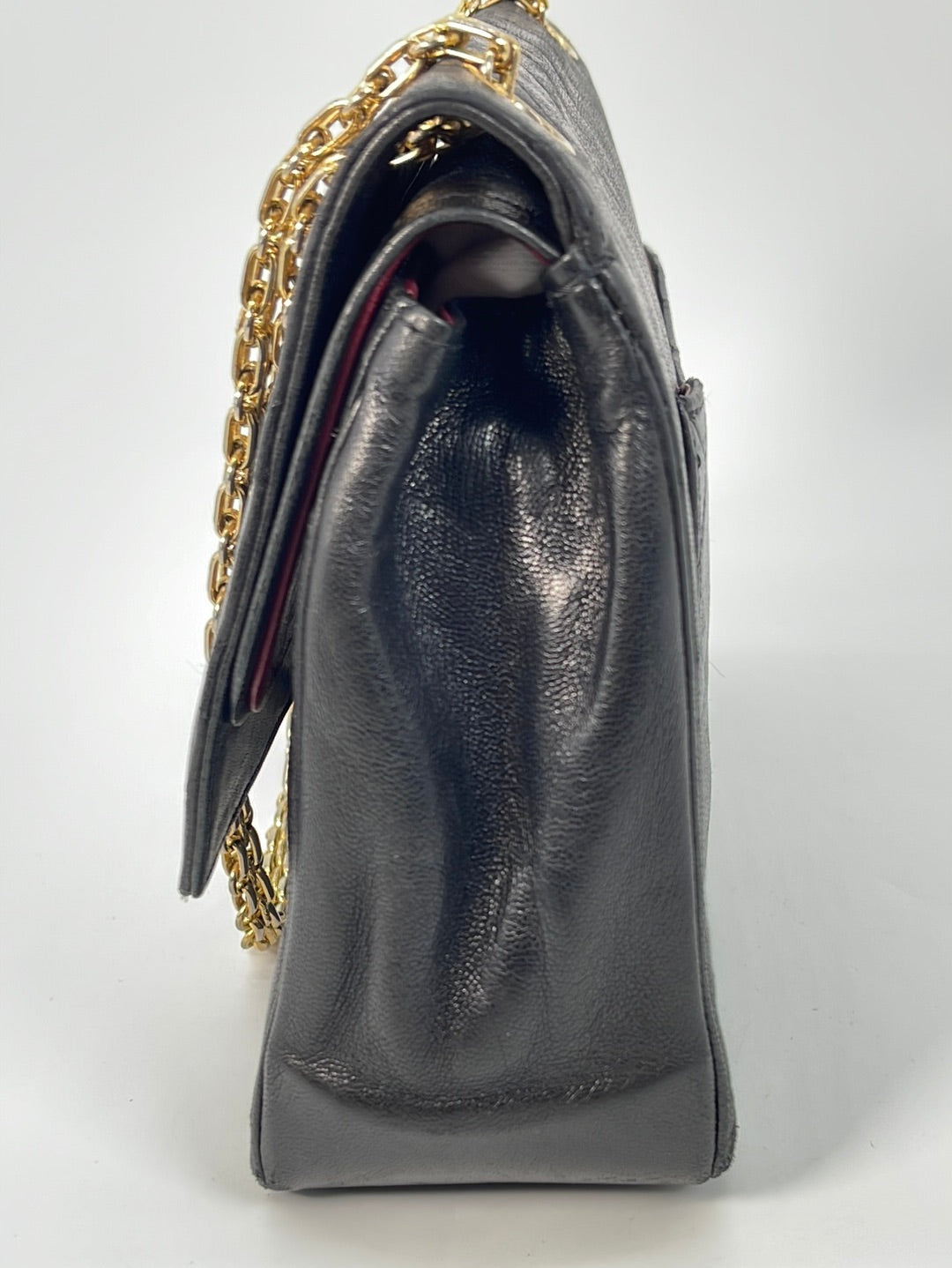 PRELOVED Chanel Quilted Black Lambskin Double Flap Chain Shoulder Bag BKCBRJD 030123 - $300 OFF LIGHTENING DEAL
