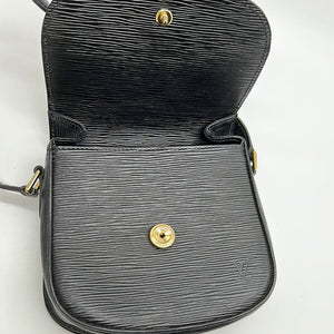 Saint cloud vintage leather crossbody bag Louis Vuitton Black in Leather -  14823739