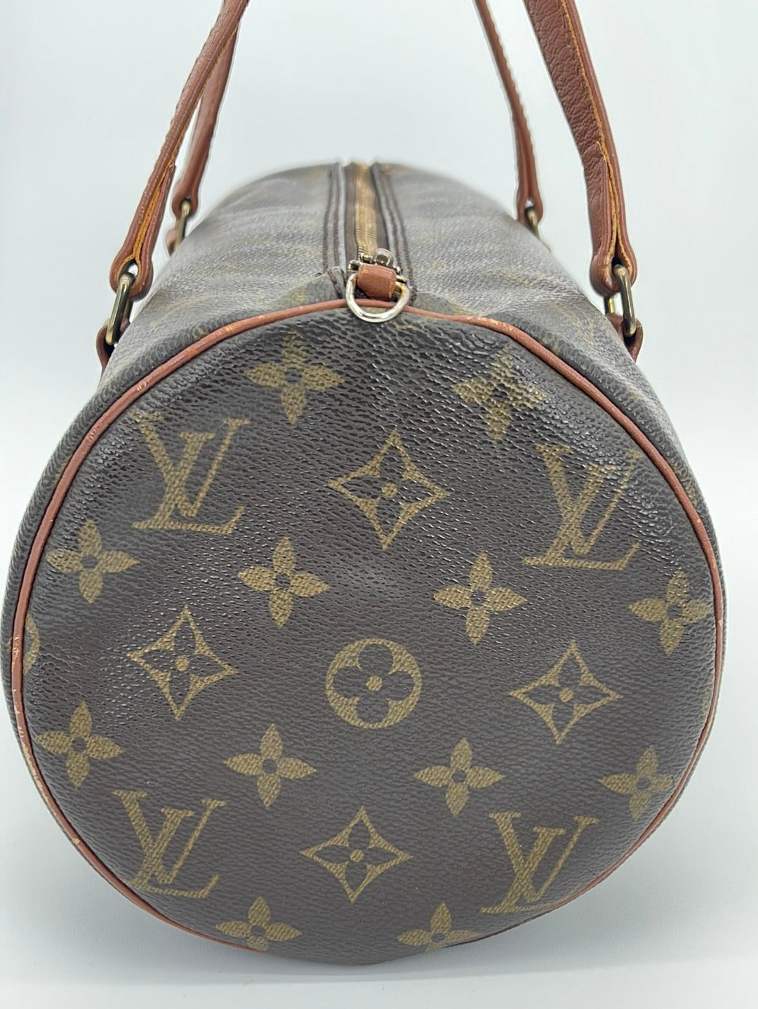 Louis Vuitton LV Vintage Papillon 26 Top Handle Crossbody Bag