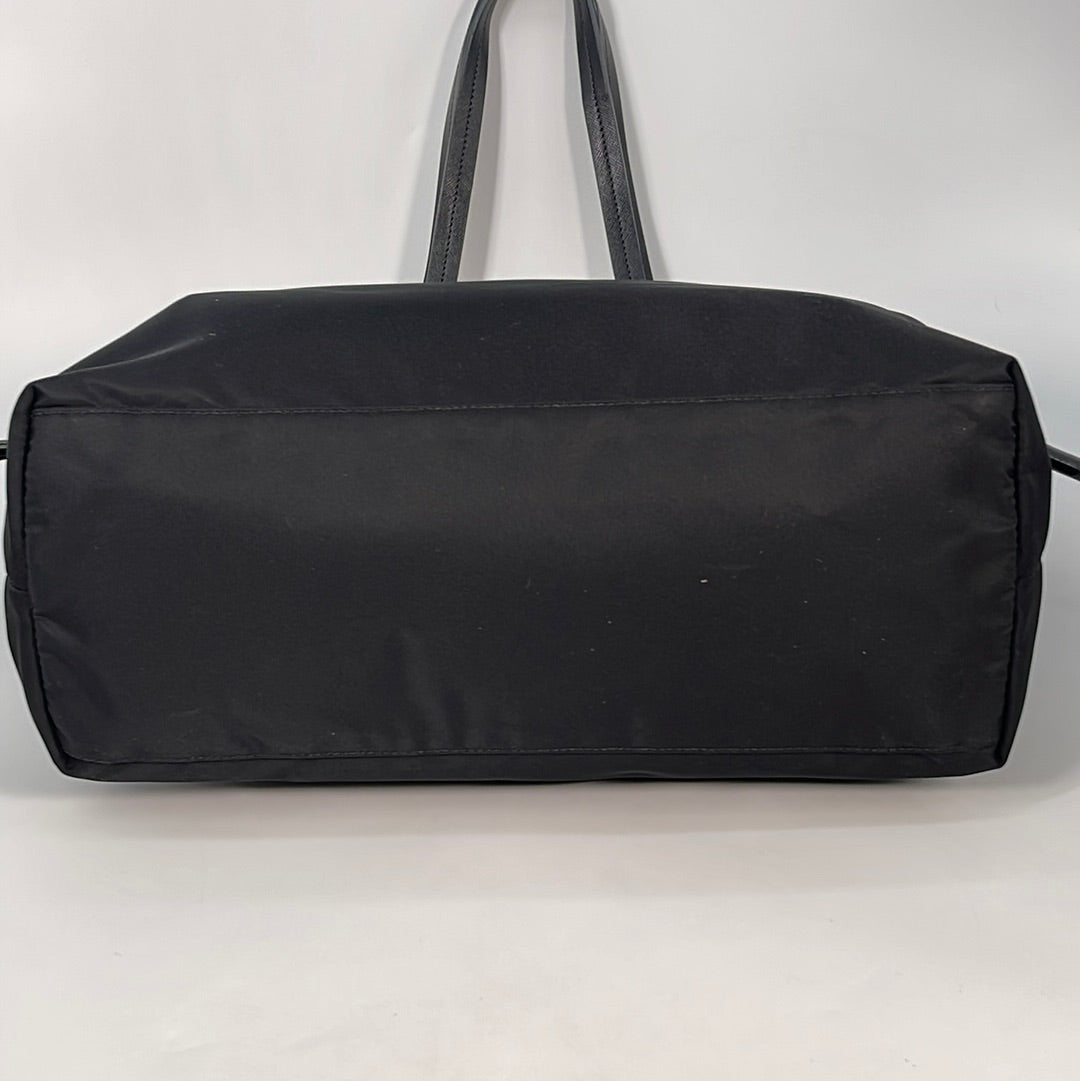 Preloved Prada Black Nylon Tote Bag 165 011123