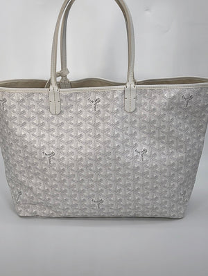 Saint Louis Tote PM, Used & Preloved Goyard Tote Bag, LXR USA, White