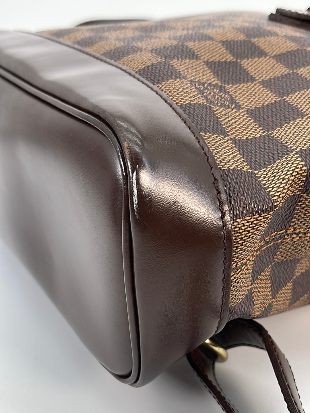 Louis Vuitton Damier Ebene Soho Backpack Leather ref.351414 - Joli Closet