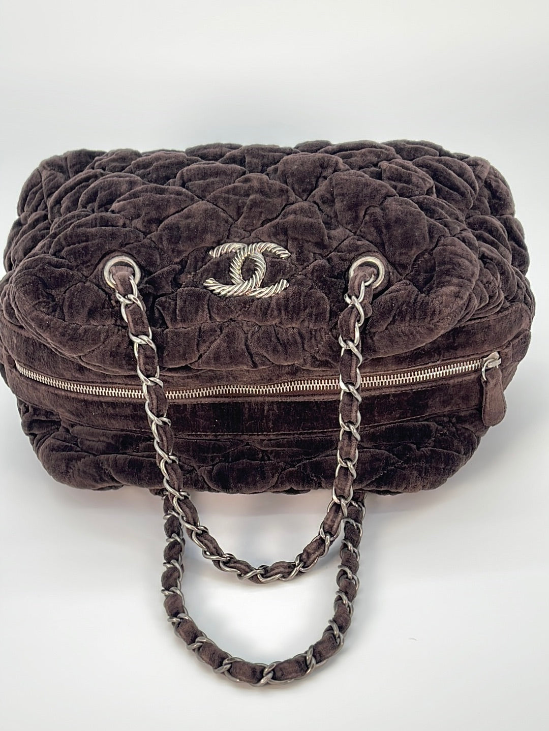 CHANEL, Bags, Authentic Preowned Chanel Small Fluffy Cc Bag