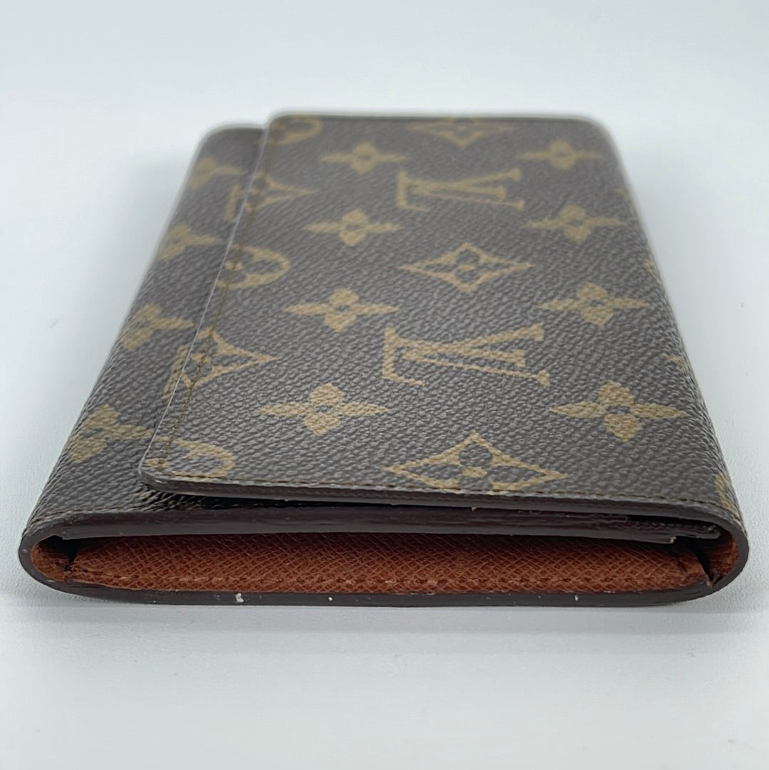 Preloved Louis Vuitton Porte Yen Cartes Monogram Leather Wallet MI0960 031023