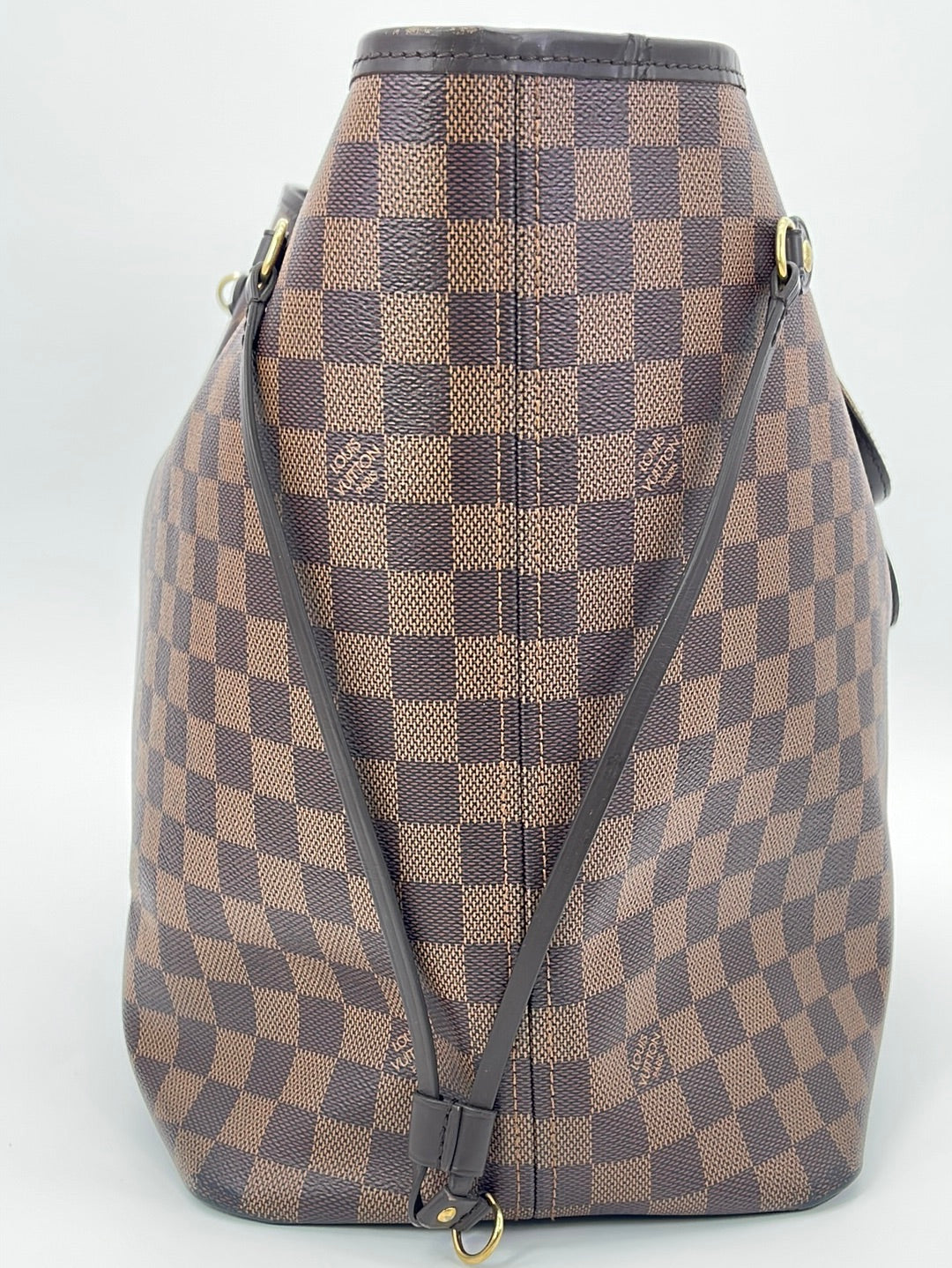 PRELOVED Louis Vuitton Damier Ebene Neverfull GM Tote Bag Y6DT8W8 040823 - $300 OFF LIVE SHOW SALE