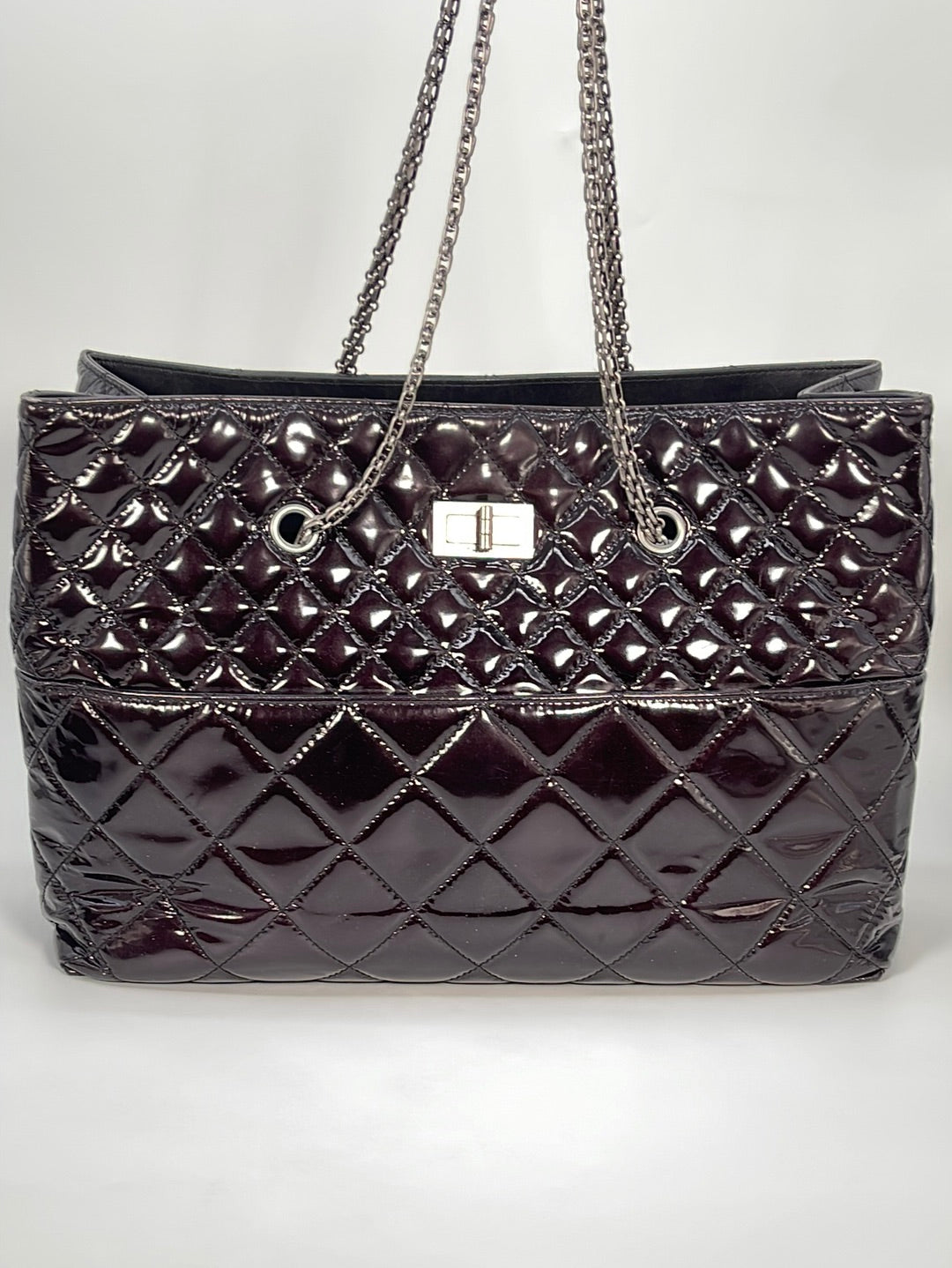 Chanel Black Quilted Glazed Caviar Leather Reissue 226 Double Flap Bag  Chanel