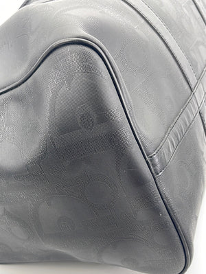 Preloved Christian Dior Black Leather Trotter Duffle Bag WTDCDT8 04052 –  KimmieBBags LLC