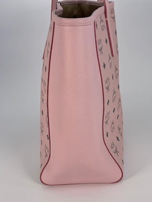 PRELOVED MCM Visetos Pink Leather Shopping Tote Bag MWPCATA03QH001 021 –  KimmieBBags LLC
