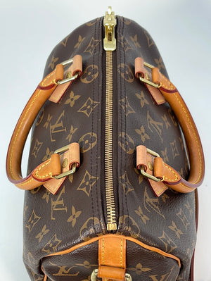 PRELOVED Louis Vuitton Speedy 25 Monogram Bandolier Bag    MB2199 011723