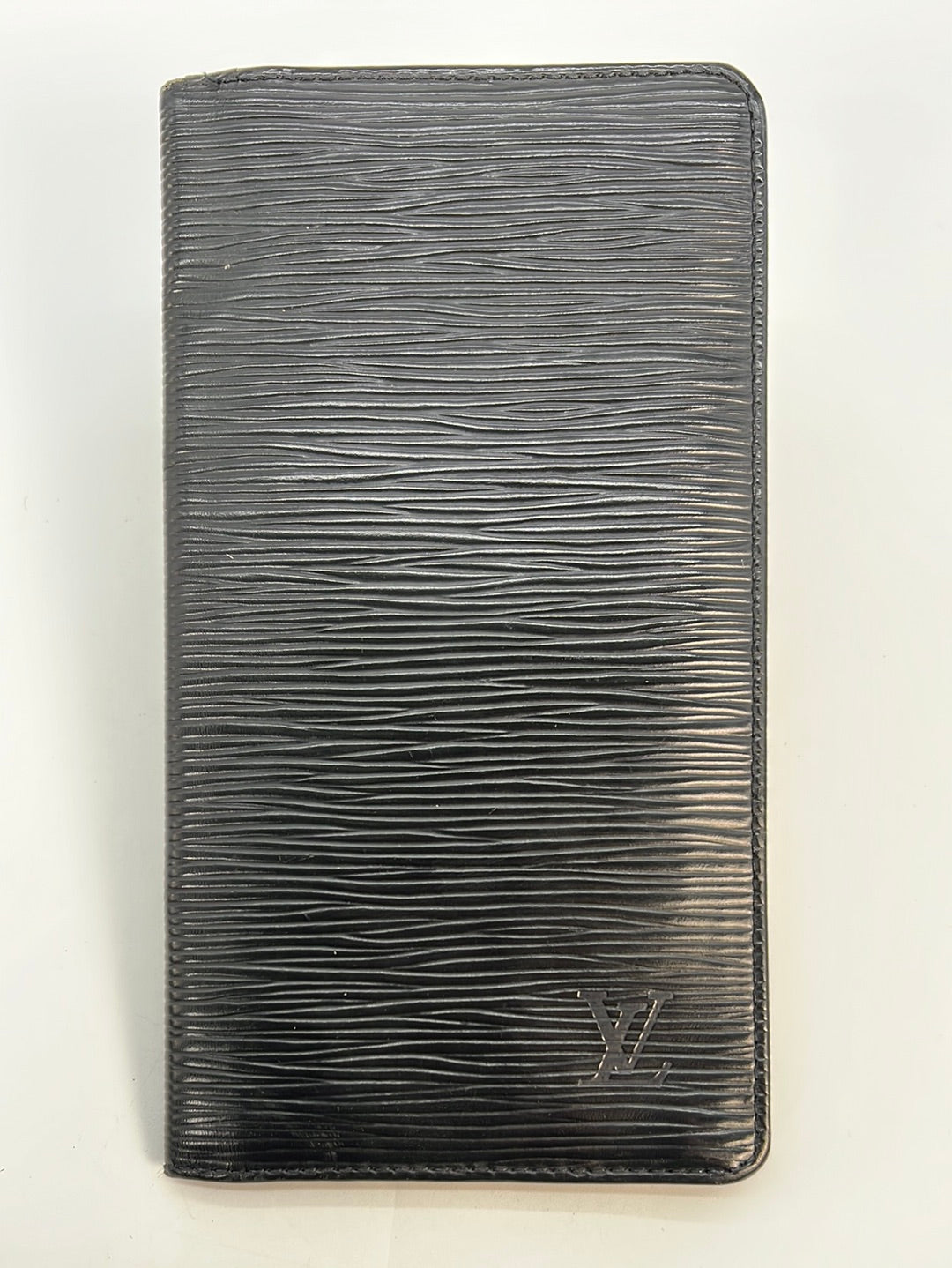 Preloved Louis Vuitton Black Epi Checkbook Wallet CA1014 012823
