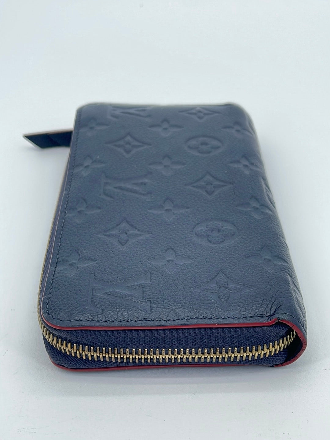 Preloved Louis Vuitton Dark Navy Empreinte Zippy Compact Wallet