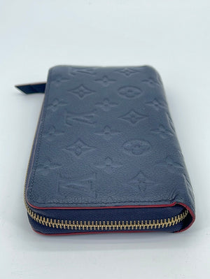 PRELOVED Louis Vuitton Zippy Wallet Dark Blue Monogram Empreinte Walle –  KimmieBBags LLC