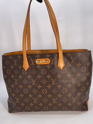 Authentic Louis Vuitton Monogram Wilshire PM Hand Bag Tote Bag