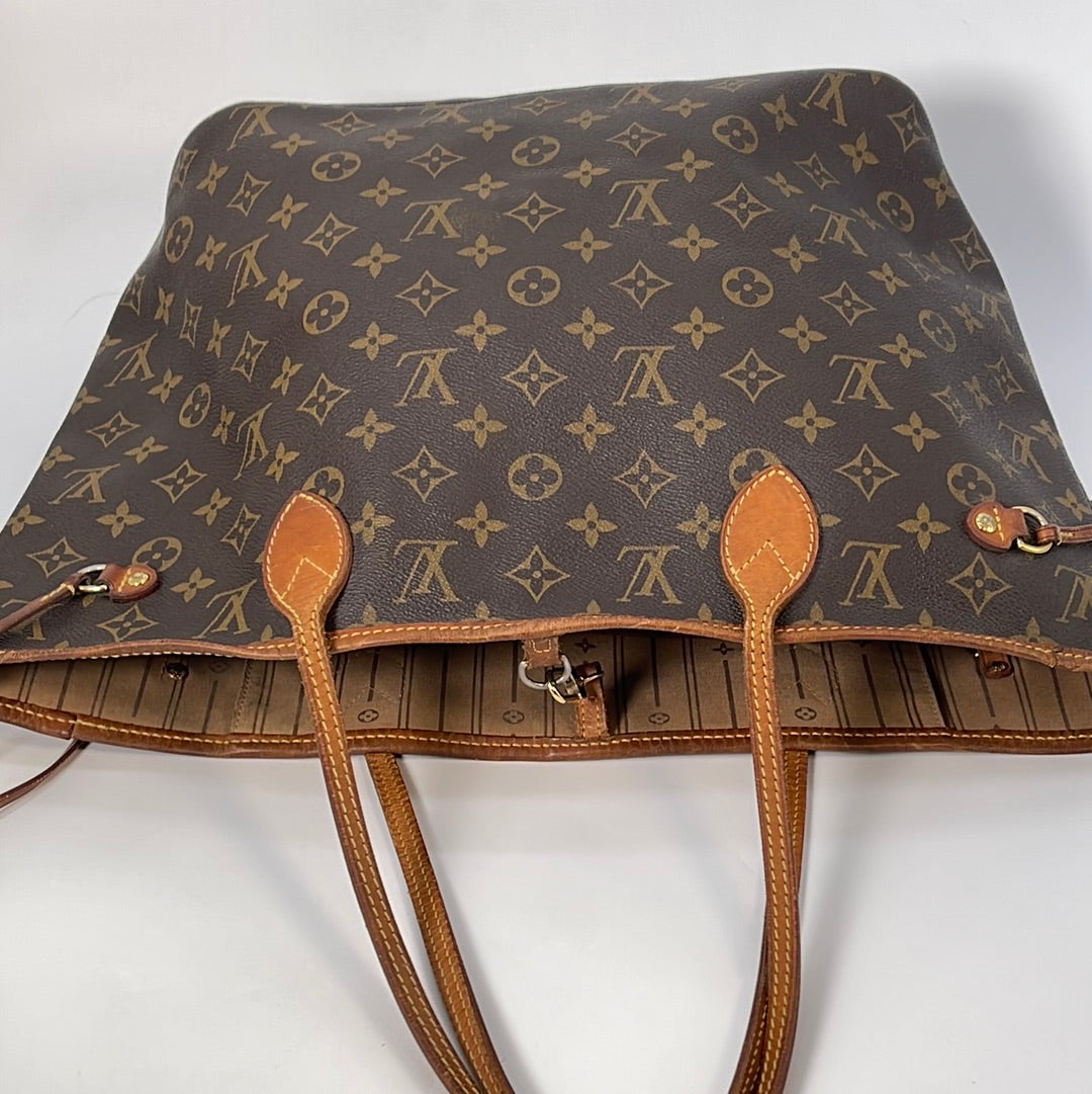 Preloved Louis Vuitton Monogram Neverfull MM Tote Bag AR2069 011723