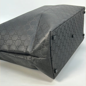 Preloved Gucci Black GG Canvas Jumbo Hobo Shoulder Bag 012.0384.08.2123 012023
