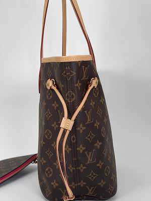 Preloved  Louis Vuitton Monogram Neverfull MM Tote Bag with Pochette SD0211 032123