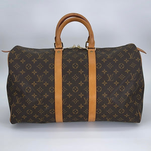Louis Vuitton Vintage Louis Vuitton Keepall 45 Brown Epi Leather
