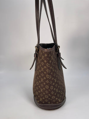 Vintage LOUIS VUITTON Petite Min Lin PM Bucket Bag Fl1026 012423