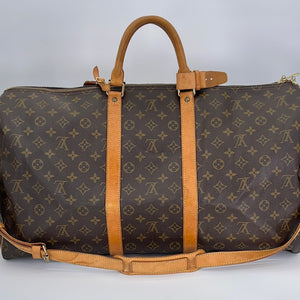 Louis Vuitton Keepall 55 Bandouliere Monogram Body Bag