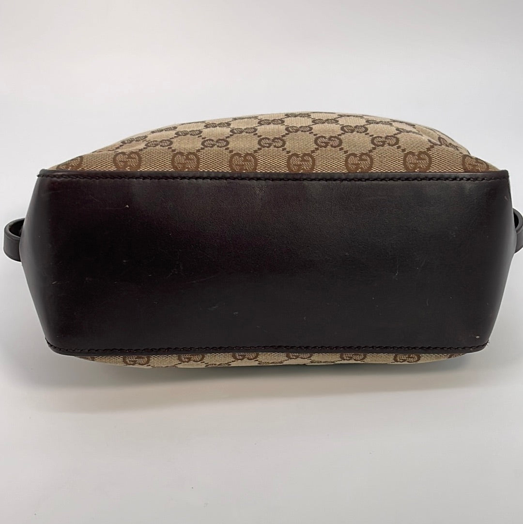 Preloved Gucci GG Canvas Belt Tote Shoulder Bag 107757212792 121522