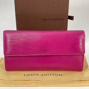 pink and purple louis vuittons wallet