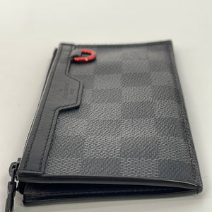 Preloved Louis Vuitton Damier Graphite Men's Utility Wallet FH2250 121522
