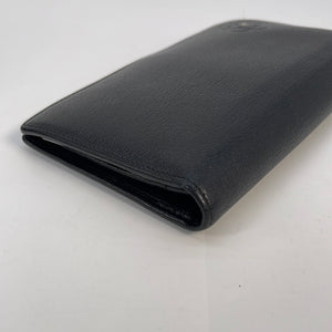 PRELOVED CHANEL Black Caviar Leather Long Bifold Wallet 12953739 013023
