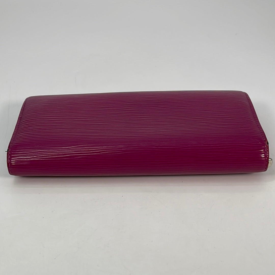 PreLoved Louis Vuitton Purple Epi Leather Sarah Long Wallet CA0068 011123