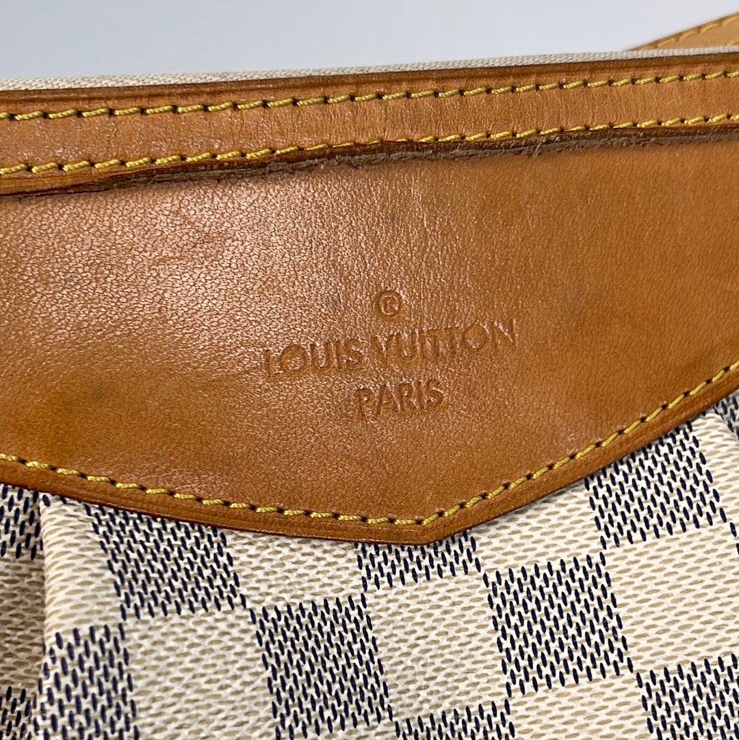 Louis Vuitton Azur Damier Canvas Siracusa MM Bag - Yoogi's Closet