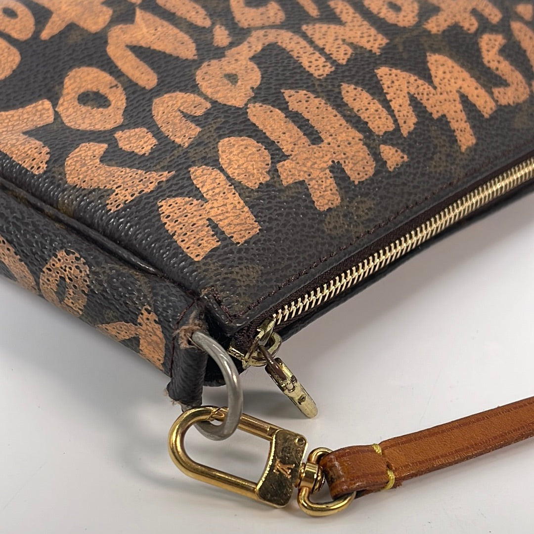 Louis Vuitton Limited Edition Grenade Monogram Ramages Accessories Pochette  NM Bag - Yoogi's Closet