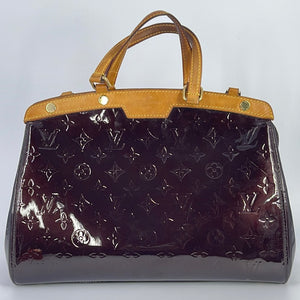 Louis Vuitton, Bags, Louis Vuitton Brea Vernis Maroon