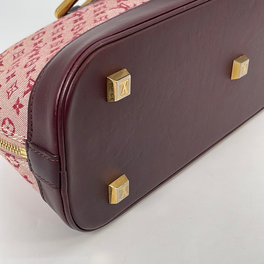 умка Louis Vuitton Alma BB Bag кожа Epi Quartz купить в интернет