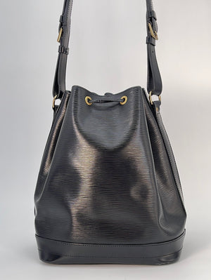 Preloved Louis Vuitton Noe Black Epi Shoulder Bag 66XW7VM 032423