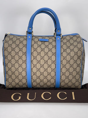 Gucci Joy Supreme Canvas Boston Bag