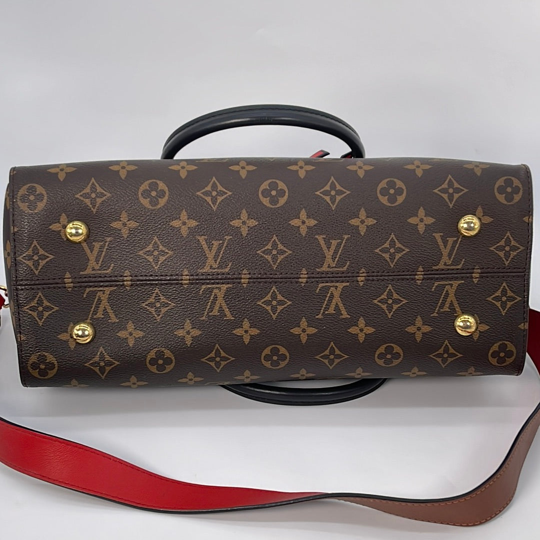 Louis Vuitton - Authenticated Tuileries Handbag - Cloth Brown for Women, Good Condition