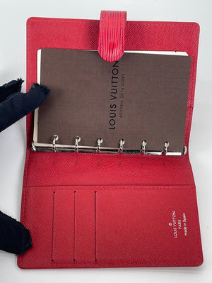 PRELOVED Louis Vuitton Red Epi Agenda PM Day Planner CA4007 031023
