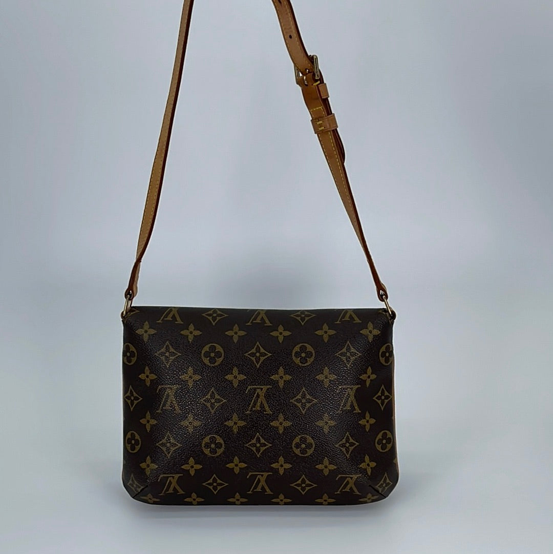 Louis Vuitton Musette Tango Shoulder Bag Monogram