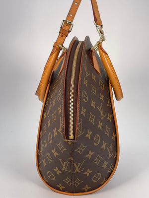 Auth Louis Vuitton Vintage Monogram Ellipse MM Hand Bag 1L010020n"